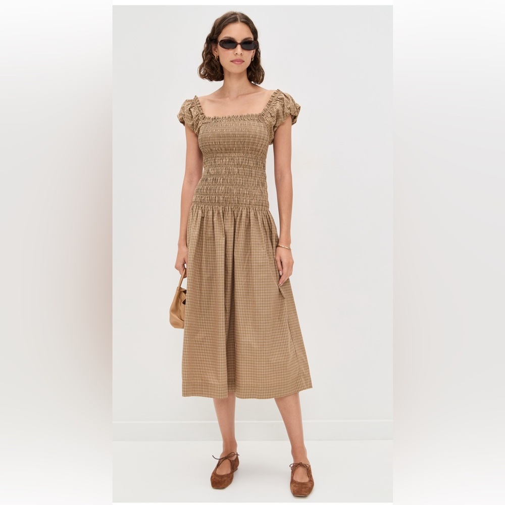 Wayf smock midi dress